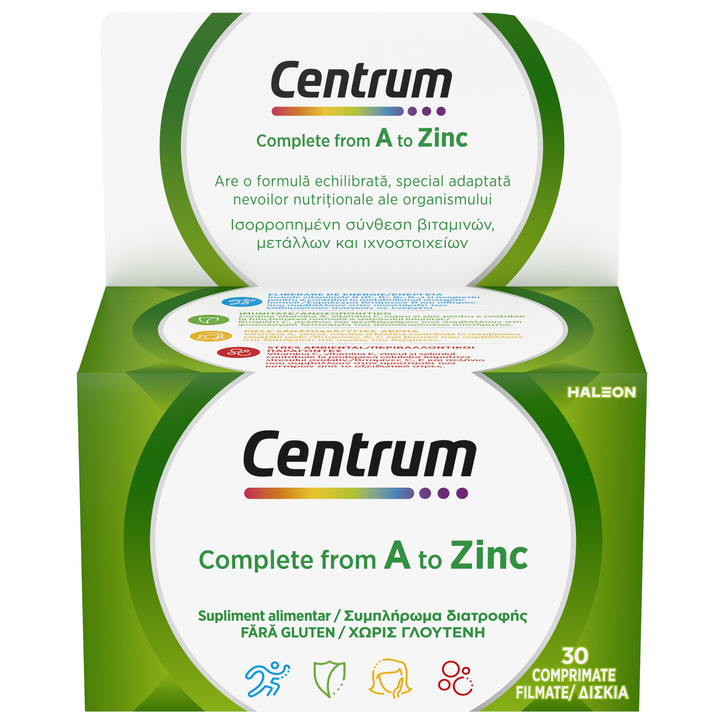 Centrum A-Zinc 30 Tablets